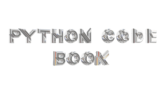 PYTHON CODE BOOK